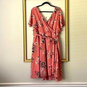 NWT Torrid Floral Pink Dress